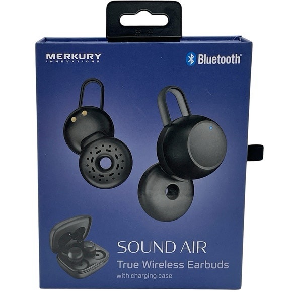 Merkury Sound Air True Wireless Bluetooth Earbuds with Charging Case✨Nib✨ - Picture 1 of 5